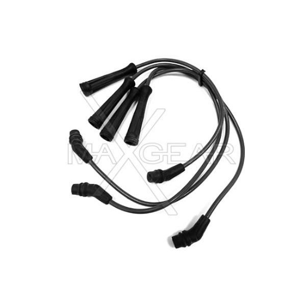 Снимка на Комплект запалителни кабели MAXGEAR черен 53-0055
