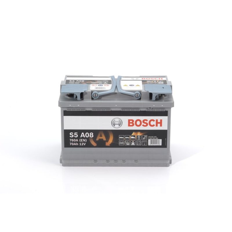Снимка на Акумулатор BOSCH S5A 0 092 S5A 080 за Audi A4 Convertible (8H, 8E, B7) 2.0 TDI - 140 коня дизел