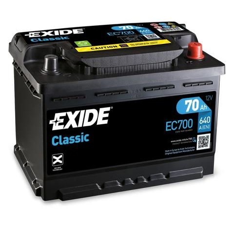 Снимка на Акумулатор EXIDE CLASSIC * EC700 за Citroen Xantia X1 3.0 i 24V - 190 коня бензин