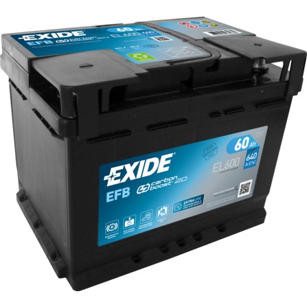 Снимка на Акумулатор EXIDE EFB EL600 за Citroen Dispatch BOX 2.0 i - 140 коня бензин