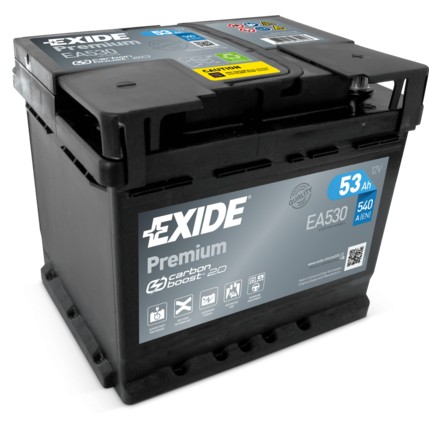 Снимка на Акумулатор EXIDE PREMIUM EA530 за CHRYSLER NEON 2 Sedan 2.0 16V R/T - 150 коня бензин