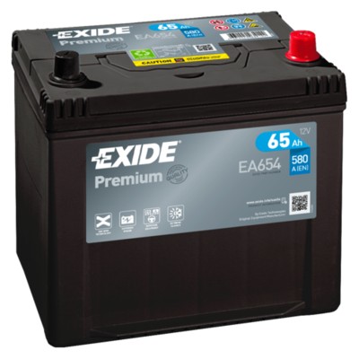 Снимка на Акумулатор EXIDE PREMIUM EA654 за Kia Pro Cee'd (ED) 1.4 - 105 коня бензин