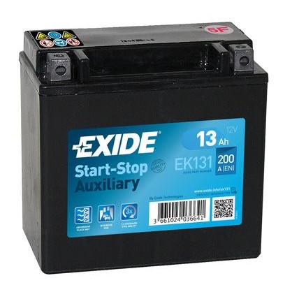 Снимка на Акумулатор EXIDE Start-Stop Auxiliary EK131 за BMW 5 GT F07 535 i xDrive - 306 коня бензин