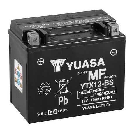 Снимка на Акумулатор YUASA Maintenance Free YTX12-BS