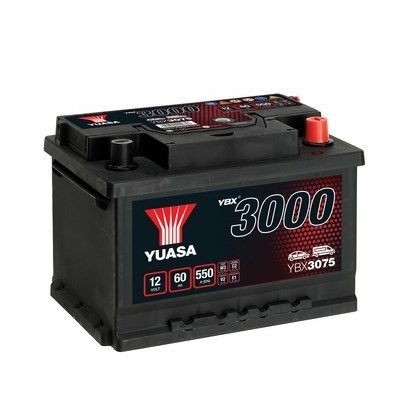 Снимка на Акумулатор YUASA YBX3000 SMF Batteries YBX3075 за Audi 90 Sedan (89, 89Q, 8A, B3) 2.0 quattro - 137 коня бензин