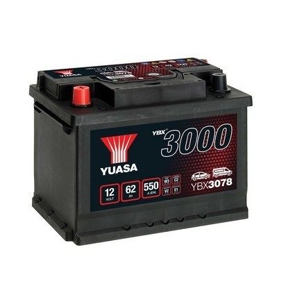 Снимка на Акумулатор YUASA YBX3000 SMF Batteries YBX3078 за CHEVROLET REZZO 1.6 - 107 коня бензин