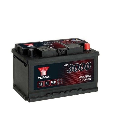 Снимка на Акумулатор YUASA YBX3000 SMF Batteries YBX3100 за Renault Clio 3 1.6 16V GT (BR10, CR10) - 128 коня бензин
