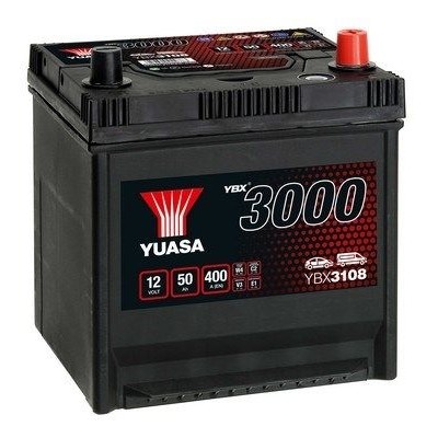 Снимка на Акумулатор YUASA YBX3000 SMF Batteries YBX3108 за Hyundai i20 (PB,PBT) 1.4 - 101 коня бензин