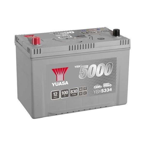 Снимка на Акумулатор YUASA YBX5000 Silver High Performance SMF Batteries YBX5334 за Mitsubishi L400 Box (PAOV) 2500 TD 4WD (PD5W, PD5V, PA5W, PA5V) - 87 коня дизел