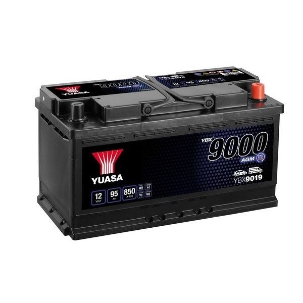 Снимка на Акумулатор YUASA YBX9000 AGM Start Stop Plus Batteries YBX9019 за BMW 4 Coupe F32 F82 430 d xDrive - 258 коня дизел