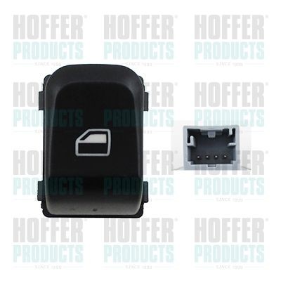 Снимка на Бутони ел. стъкла HOFFER 2106148 за Audi A4 Sedan (8K2, B8) 2.0 TFSI flexible fuel - 180 коня Бензин/Етанол