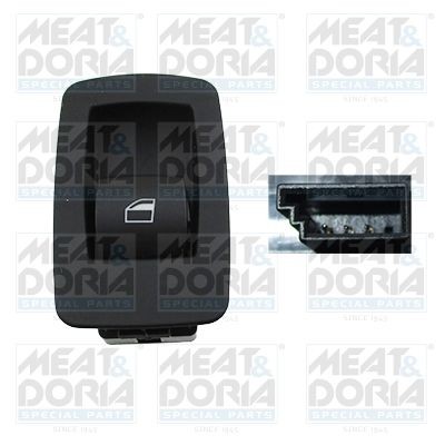 Снимка на Бутони ел. стъкла MEAT & DORIA черен 26012 за BMW 3 Sedan E90 330 d - 245 коня дизел