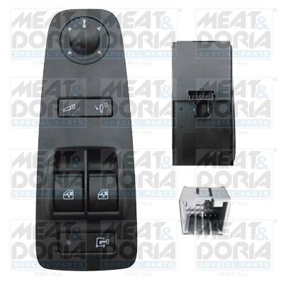 Снимка на Бутони ел. стъкла MEAT & DORIA 26282 за Fiat Ducato BOX 250 120 Multijet 2,3 D - 120 коня дизел