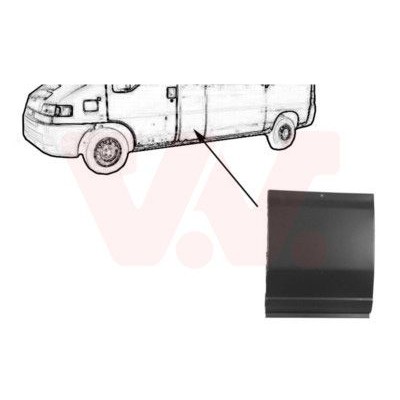 Снимка на Вежда на калник VAN WEZEL 1747105 за Peugeot Boxer Box (230L) 1.9 TD - 90 коня дизел