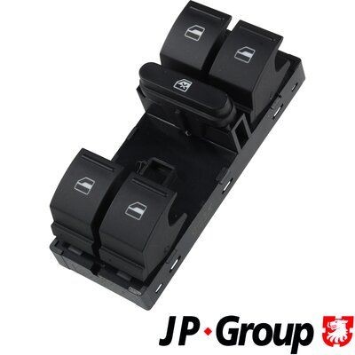 Снимка на Включвател на чистачките JP GROUP  черен 1196205000 за Audi A3 Sportback (8PA) 1.9 TDI - 105 коня дизел