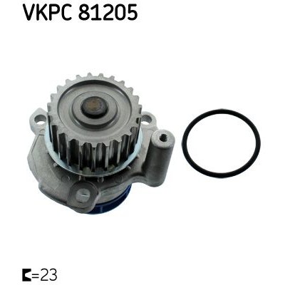 Снимка на Водна помпа SKF VKPC 81205 за Audi A1 (8X1) 2.0 TFSI quattro - 256 коня бензин
