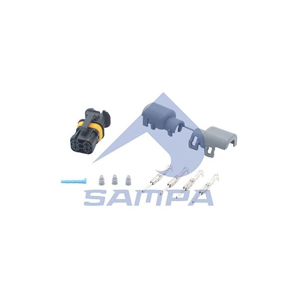 Снимка на Гарнитура водна помпа SAMPA 022.203 за камион MAN E 2000 19.360 FLK - 360 коня дизел