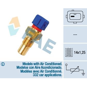 Снимка на Датчик за температурата на (тръбо)провод за охладителната те; датчик, температура на цилиндровата глава FAE 32290