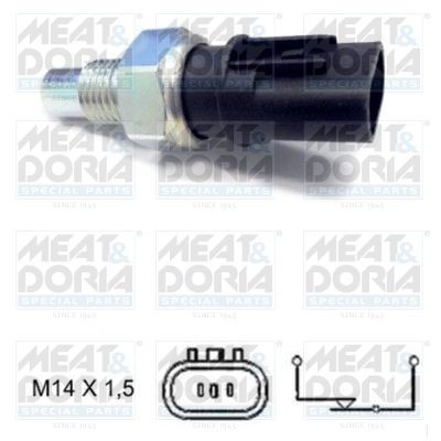 Снимка на Датчик за светлините за заден ход MEAT & DORIA 36018 за Hyundai Elantra 2 Estate (J-2) 1.8 16V - 128 коня бензин