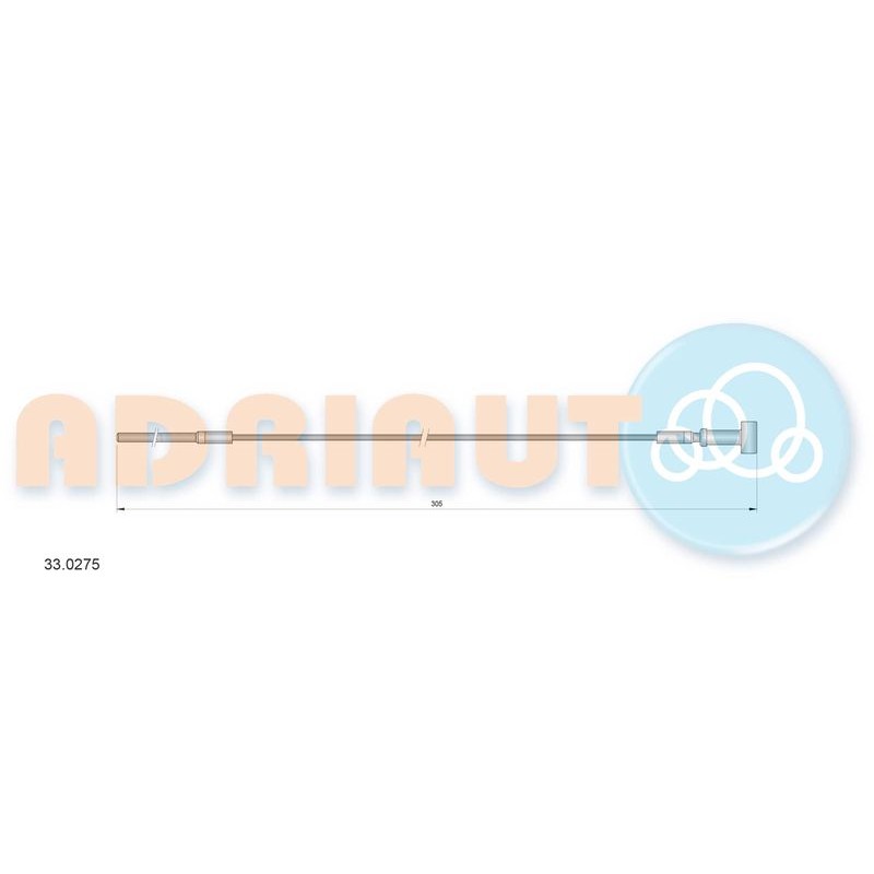 Снимка на Жило за ръчна спирачка ADRIAUTO 33.0275 за Opel Astra G Saloon 1.8 16V (F69) - 116 коня бензин