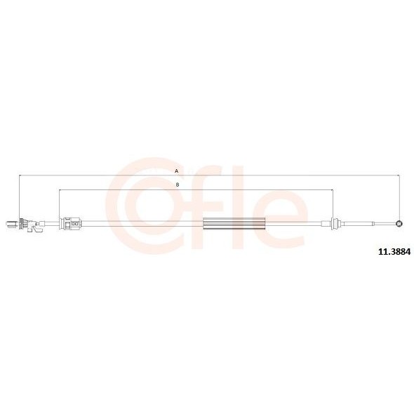 Снимка на Жило за скорости COFLE 11.3884 за Citroen C5 RC Hatchback 1.8 16V (RC6FZB) - 116 коня бензин