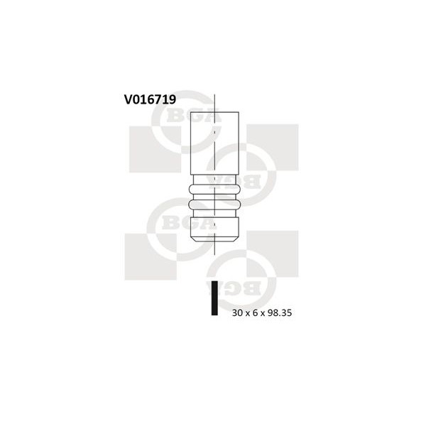 Снимка на Изпускателен клапан BGA V016719 за Seat Ibiza 4 (6J) 1.2 TSI - 105 коня бензин