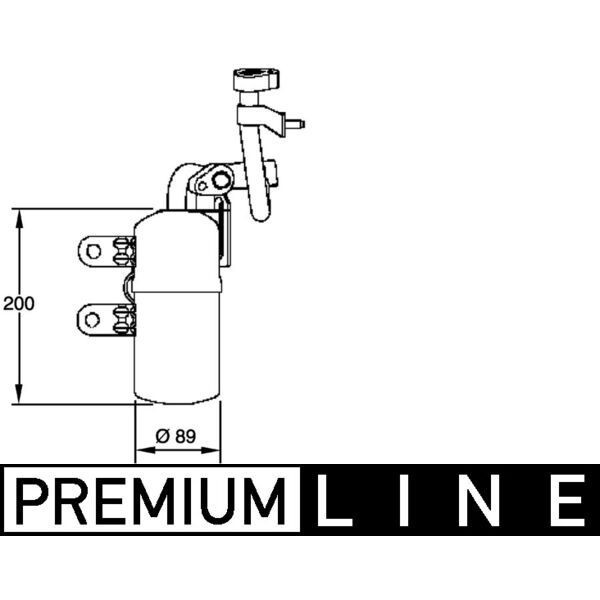 Снимка на Изсушител за климатик MAHLE BEHR PREMIUM LINE AD 231 000P за Citroen C5 TD Break 1.6 THP 155 - 156 коня бензин