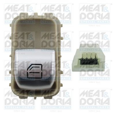 Снимка на Ключ(бутон), стъклоповдигане MEAT & DORIA бежов 26380 за Mercedes S-class (w222) AMG S 63 (222.187) - 612 коня бензин