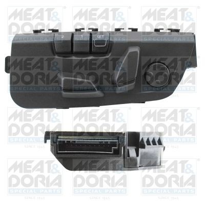 Снимка на Ключ, регулиране на седалка MEAT & DORIA черен 206147 за BMW 6 Cabrio F12 M6 - 560 коня бензин