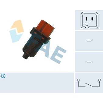Снимка на Ключ за спирачните светлини; ключ, задействане на съединителя (geschwindigkeitsregelanlag; ключ, задействане на съединителя; ключ, задействане на съединителя (газоразпределение) FAE 24880 за Peugeot 806 1.9 TD - 92 коня дизел