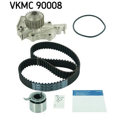 Снимка на Комплект ангренажен ремък + водна помпа SKF VKMC 02210-1