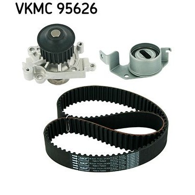 Снимка на Комплект ангренажен ремък + водна помпа SKF VKMC 03202-1
