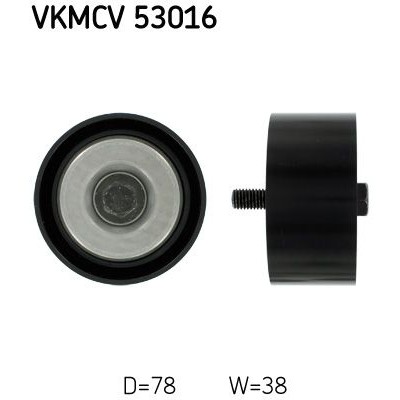 Снимка на Комплект ангренажен ремък + водна помпа SKF VKMC 06129