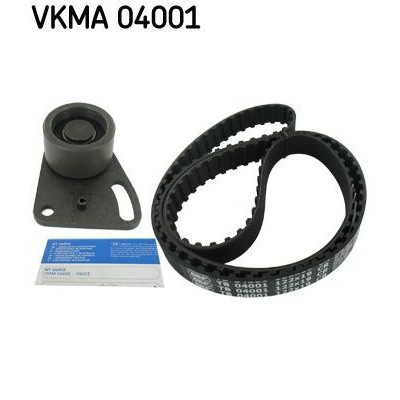 Снимка на Комплект ангренажен ремък SKF черен VKMA 01016
