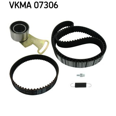 Снимка на Комплект ангренажен ремък SKF черен VKMA 02383