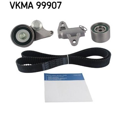 Снимка на Комплект ангренажен ремък SKF черен VKMA 90008