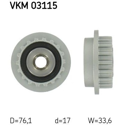Снимка на Комплект маншон за каре SKF VKJP 8021