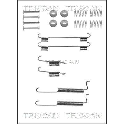 Снимка на Комплект принадлежности спирани челюсти TRISCAN 8105 212001