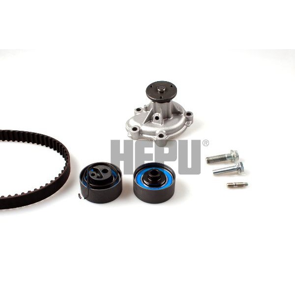 Снимка на Комплект ангренажен ремък + водна помпа HEPU PK03260 за Opel Corsa C 1.7 DI (F08, F68) - 65 коня дизел