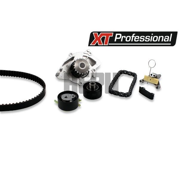 Снимка на Комплект ангренажен ремък + водна помпа HEPU XT-Professional PK08010XT за Ford S-Max 2.0 TDCi - 140 коня дизел