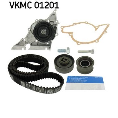 Снимка на Комплект ангренажен ремък + водна помпа SKF VKMC 01201 за Audi A4 Avant (8D5, B5) 2.6 quattro - 150 коня бензин
