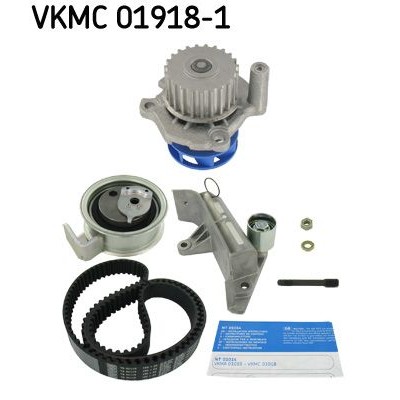 Снимка на Комплект ангренажен ремък + водна помпа SKF VKMC 01918-1 за Audi A4 Sedan (8E2, B6) 1.8 T quattro - 150 коня бензин