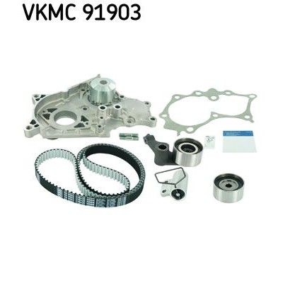 Снимка на Комплект ангренажен ремък + водна помпа SKF VKMC 03100 за Peugeot Partner Combispace (5F) 1.1 - 60 коня бензин