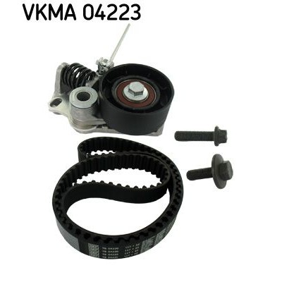 Снимка на Комплект ангренажен ремък SKF черен VKMA 01121 за VW Jetta 4 (1J2) 1.6 16V - 105 коня бензин
