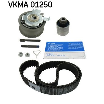 Снимка на Комплект ангренажен ремък SKF черен VKMA 01250 за VW Golf 4 (1J1) 1.9 TDI - 130 коня дизел