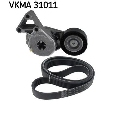 Снимка на Комплект ангренажен ремък SKF черен VKMA 03205 за Ford Kuga 2 (dm2) 2.0 TDCi - 136 коня дизел