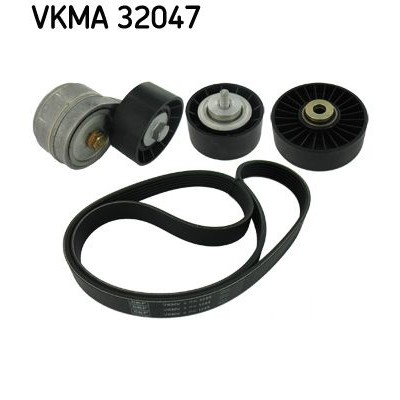 Снимка на Комплект ангренажен ремък SKF черен VKMA 05502 за Saab 9-5 Saloon (YS3E) 3.0 V6t - 200 коня бензин