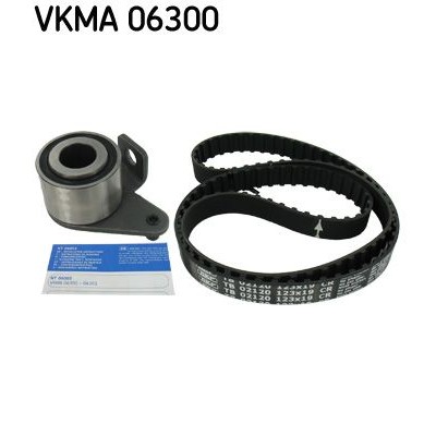 Снимка на Комплект ангренажен ремък SKF черен VKMA 06300 за Volvo 760 Sedan (704,764) 2.3 - 165 коня бензин
