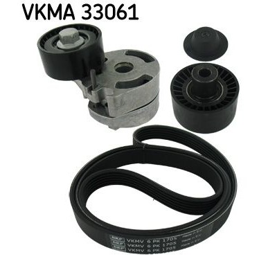 Снимка на Комплект ангренажен ремък SKF черен VKMA 06602 за Volvo C70 Convertible 2.0 - 180 коня бензин