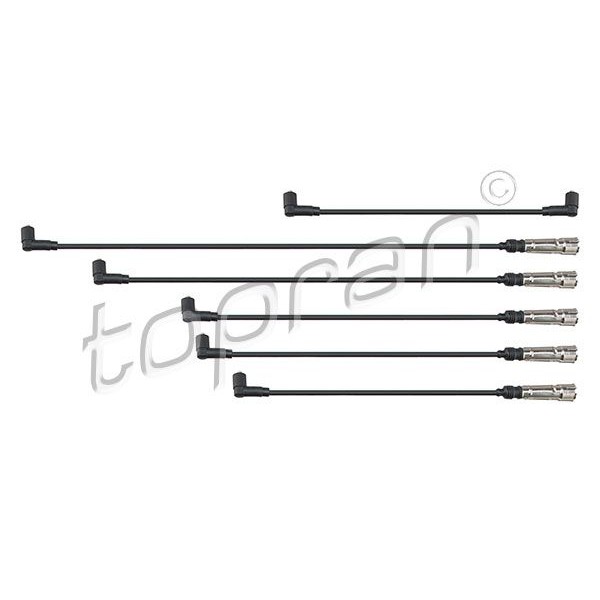 Снимка на Комплект запалителни кабели TOPRAN 100 688 за Audi 100 Sedan (44, 44Q, C3) 2.2 - 137 коня бензин